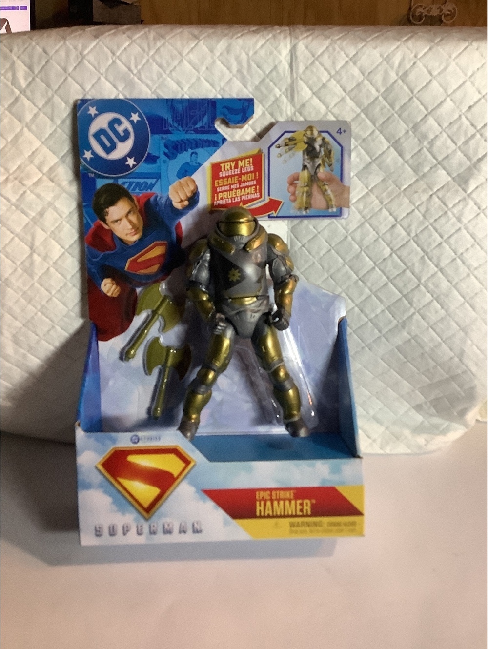 DC Superman Epic Strike Hammer Action Figure